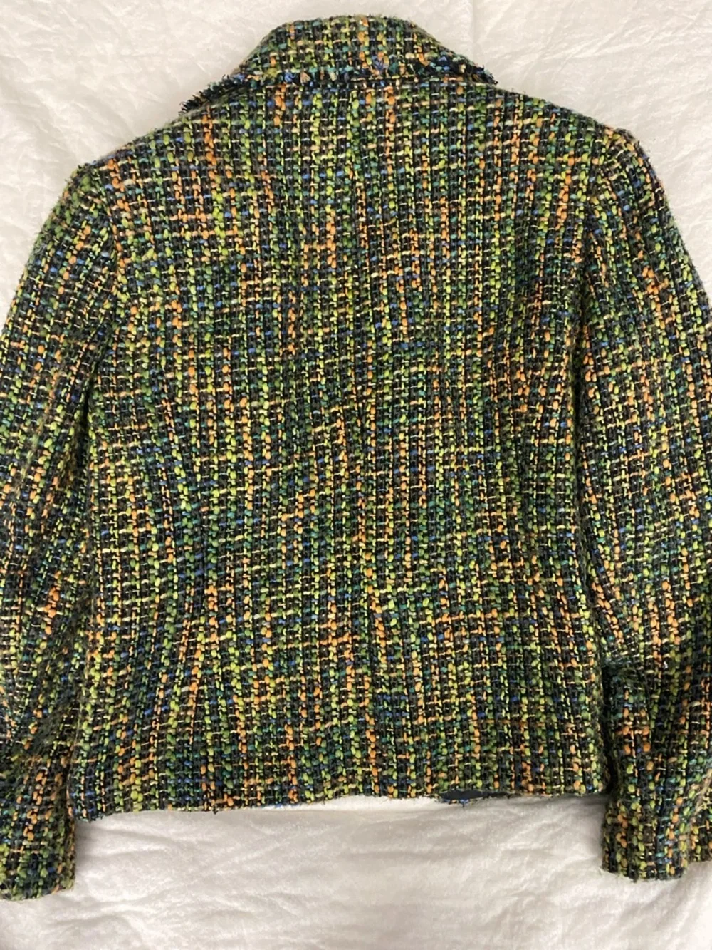 Requirements Green Multi Tweed Blazer Jacket